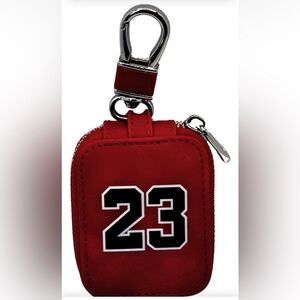 Red iPod Holder with Keychain Clip | Sports #23 Mini Case